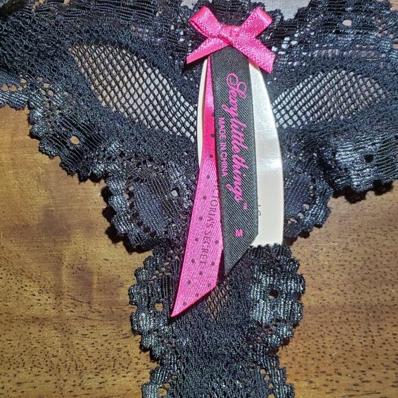 Victoria's Secrets Sexy Little Things Thong Panties New with Tags Size Medium. - Picture 3 of 3